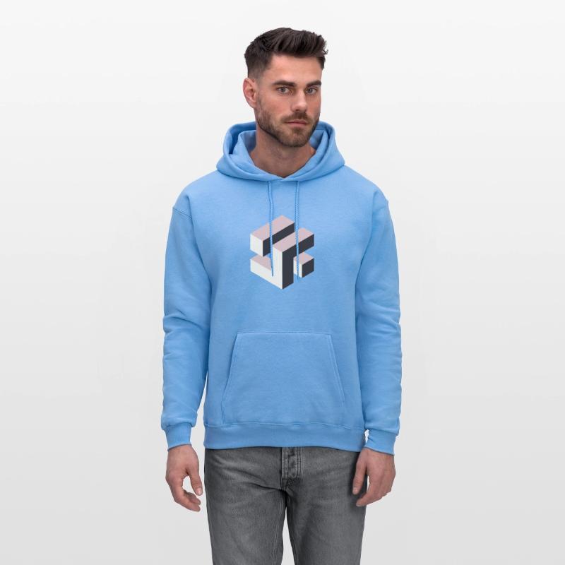 geometric 3D cube design