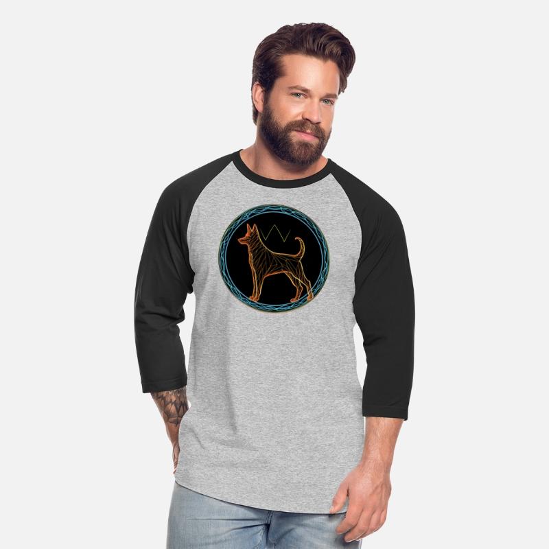 German Shepherd Funny Dog Stick Figure Pet Love