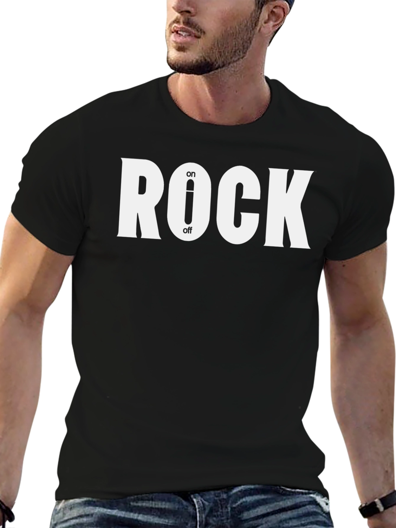 Rock On/Off Switch T-Shirt - Music Fan Tee