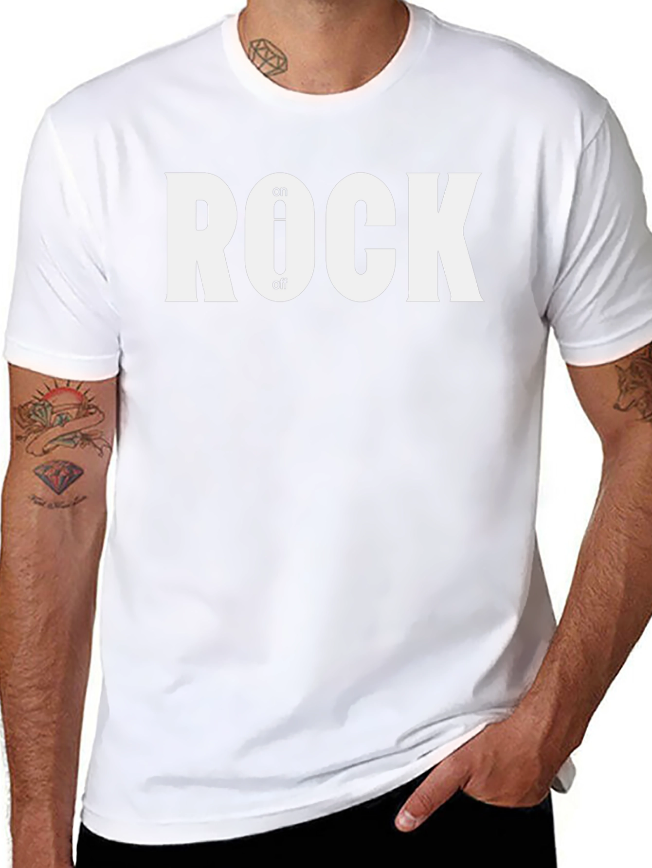 Rock On/Off Switch T-Shirt - Music Fan Tee