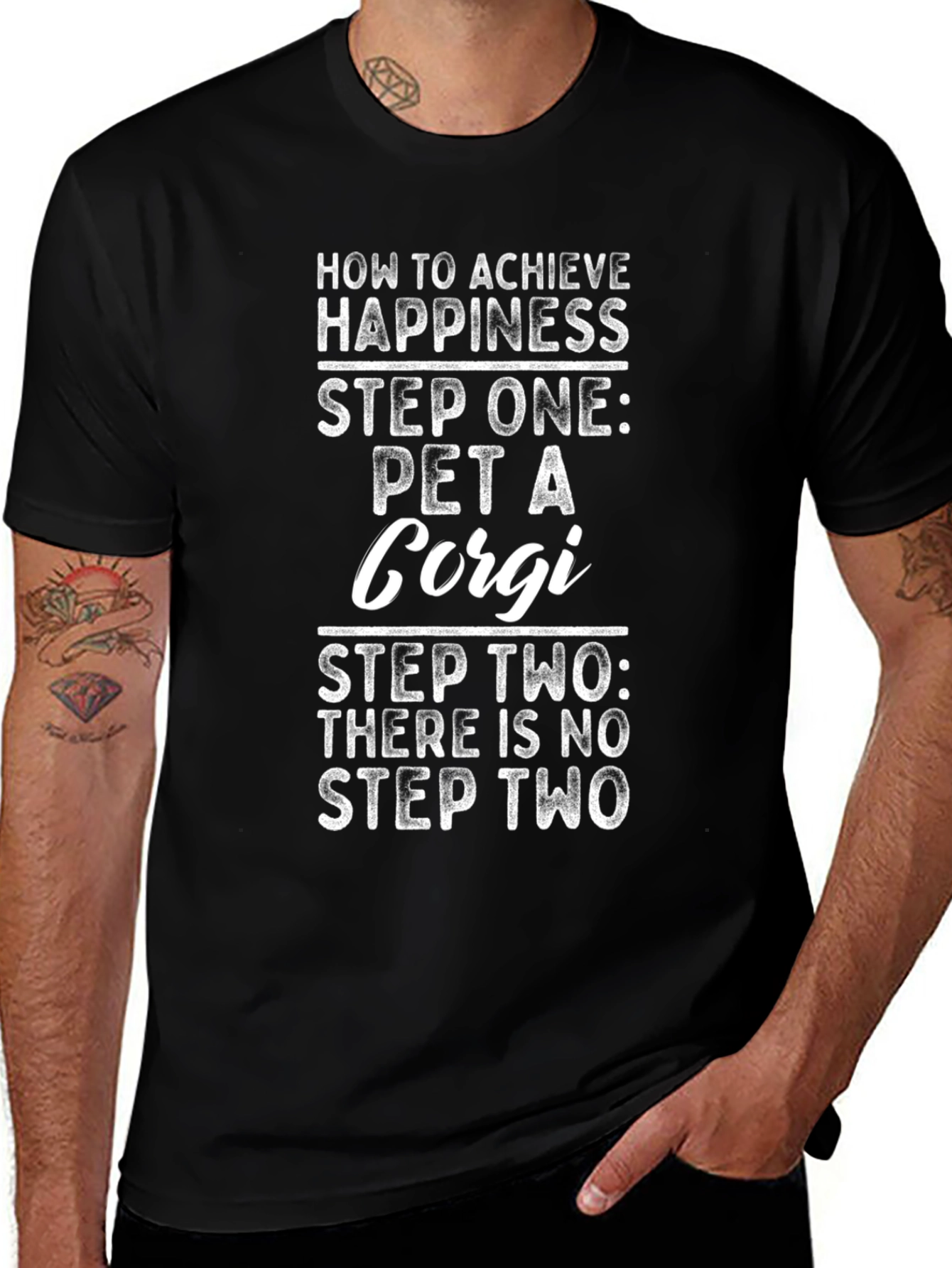 Pet A Corgi Happiness T-Shirt