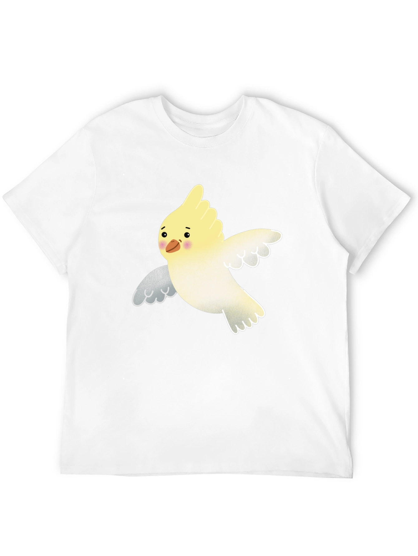 Cute Cockatiel Bird Graphic T-Shirt