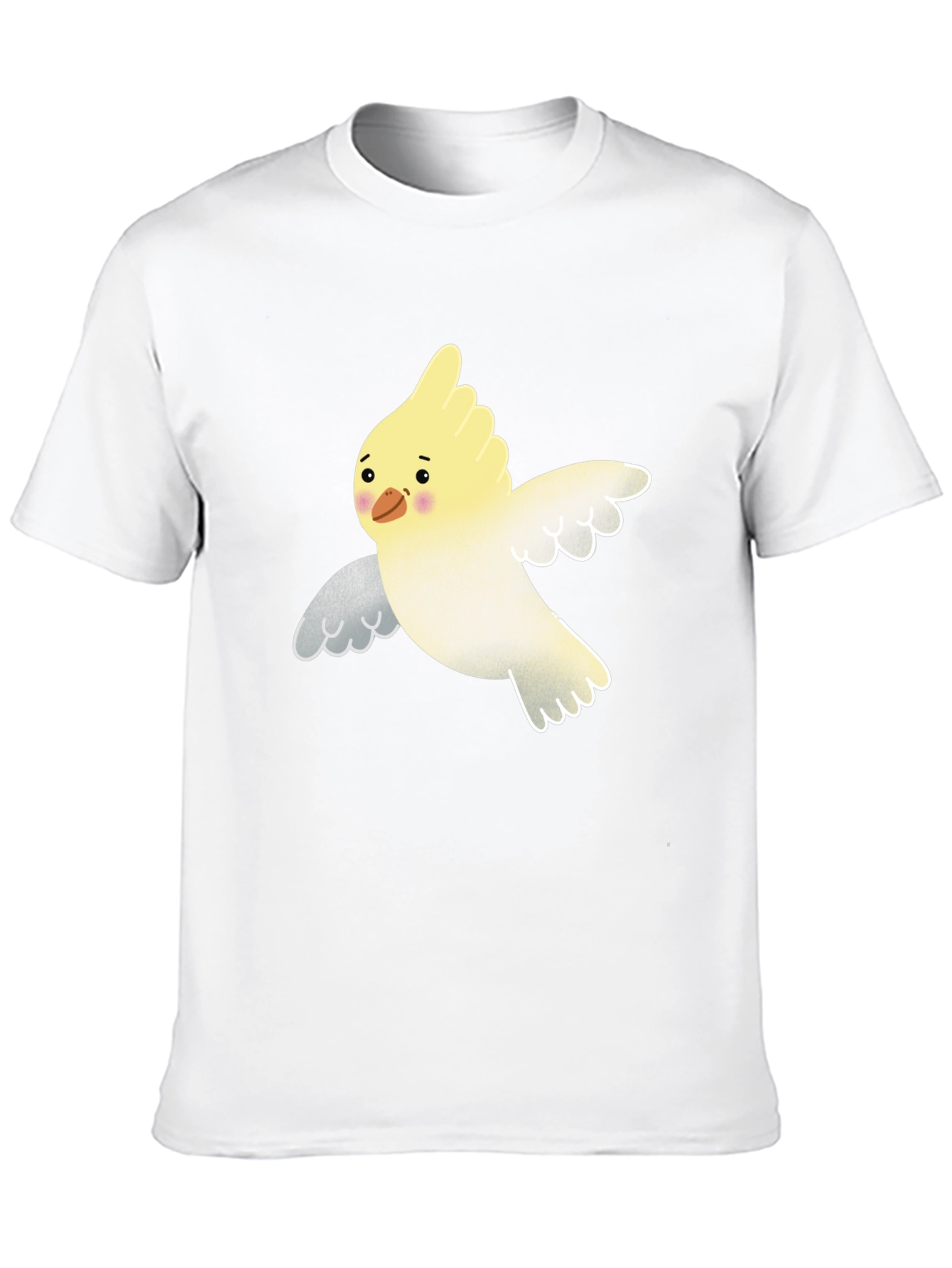 Cute Cockatiel Bird Graphic T-Shirt