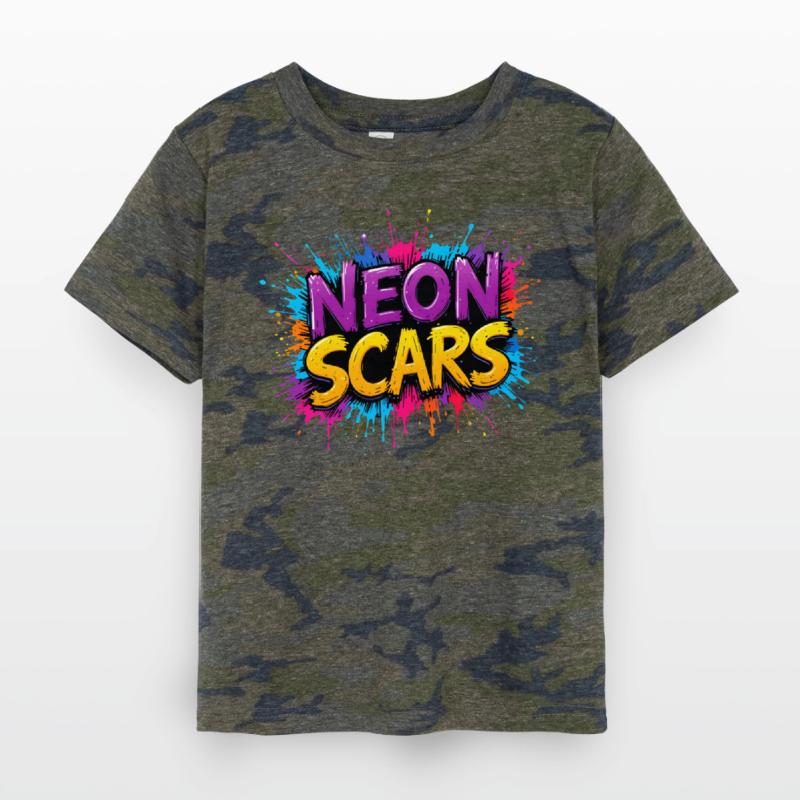 Glowing Graffiti Typography Splatter Effect