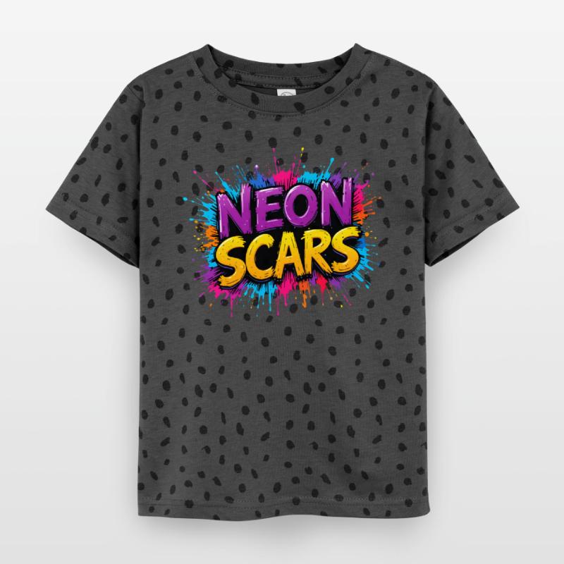 Glowing Graffiti Typography Splatter Effect