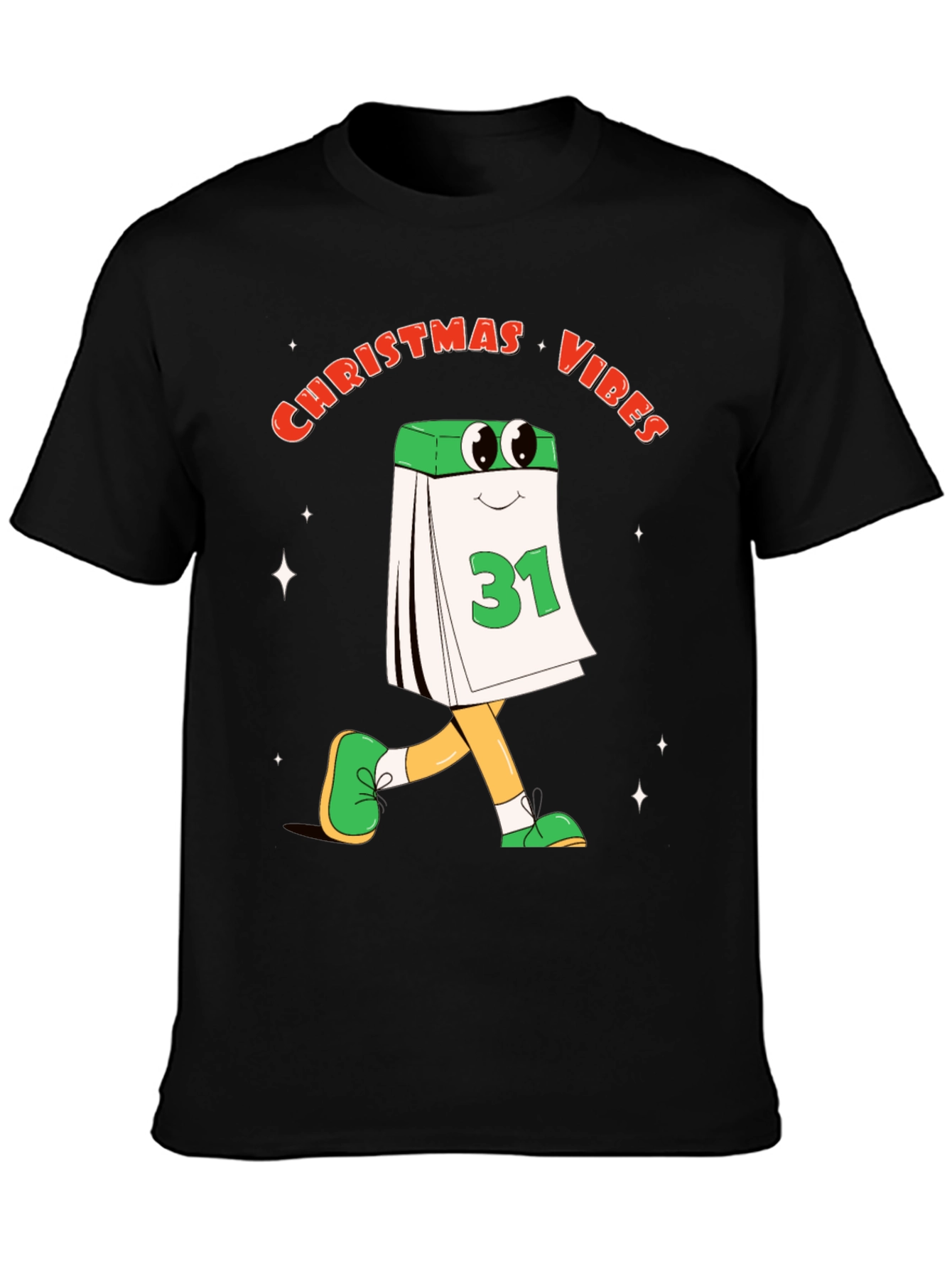 Christmas Vibes Calendar T-Shirt