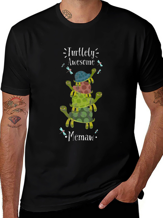 Turtley Awesome Memaw T-Shirt