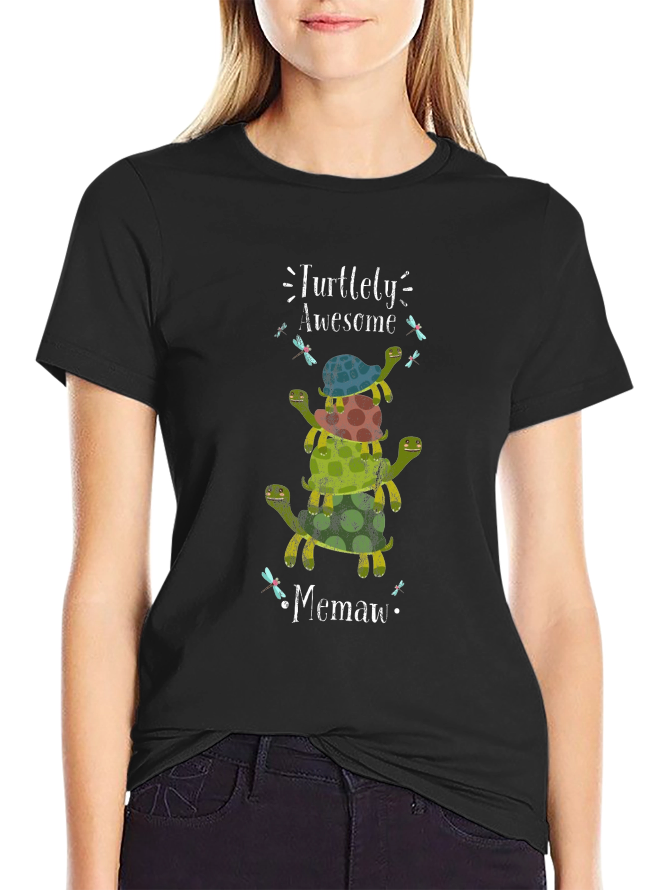 Turtley Awesome Memaw T-Shirt