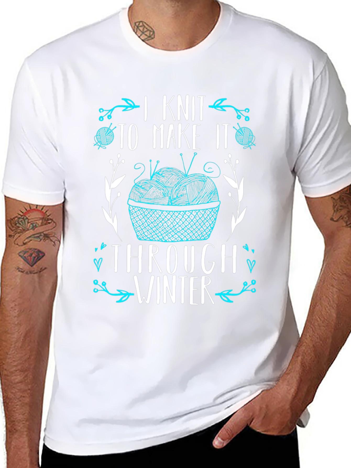 I Knit to Make it Through Winter T-Shirt