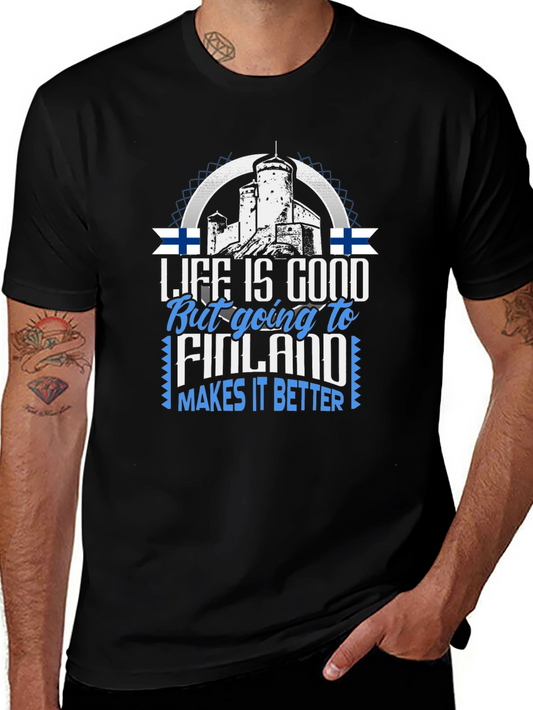 Life is Good Finland Tee