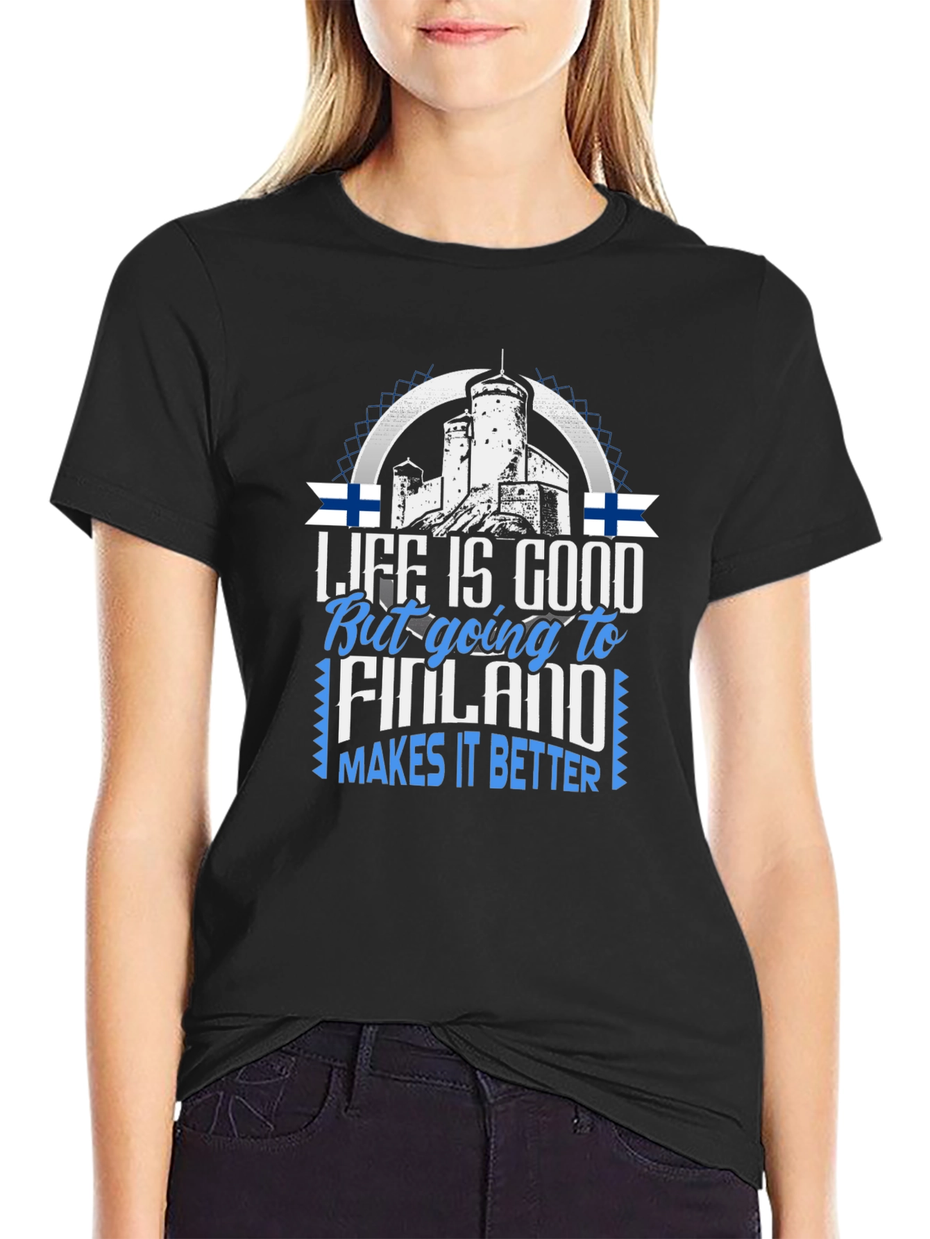 Life is Good Finland Tee