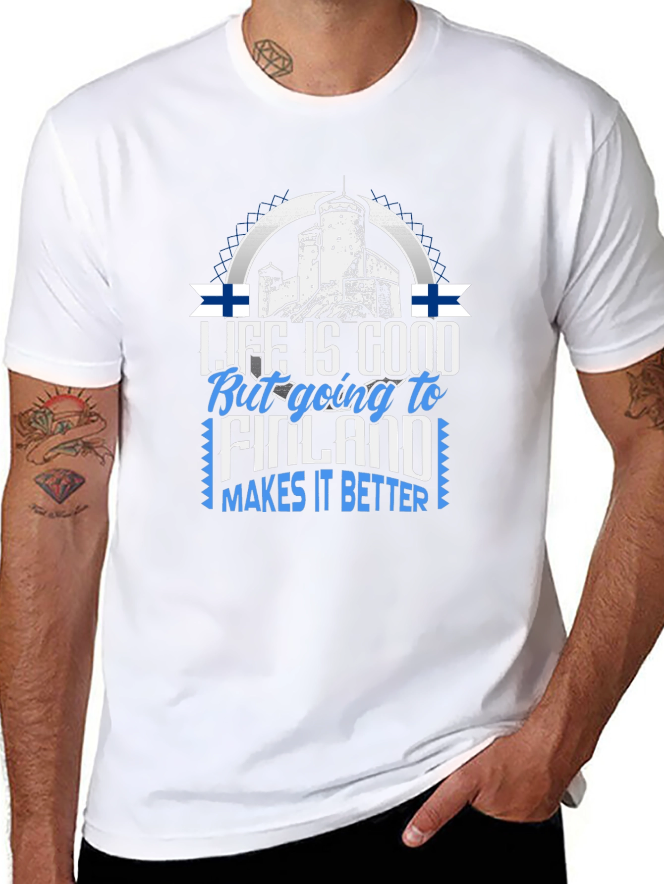 Life is Good Finland Tee