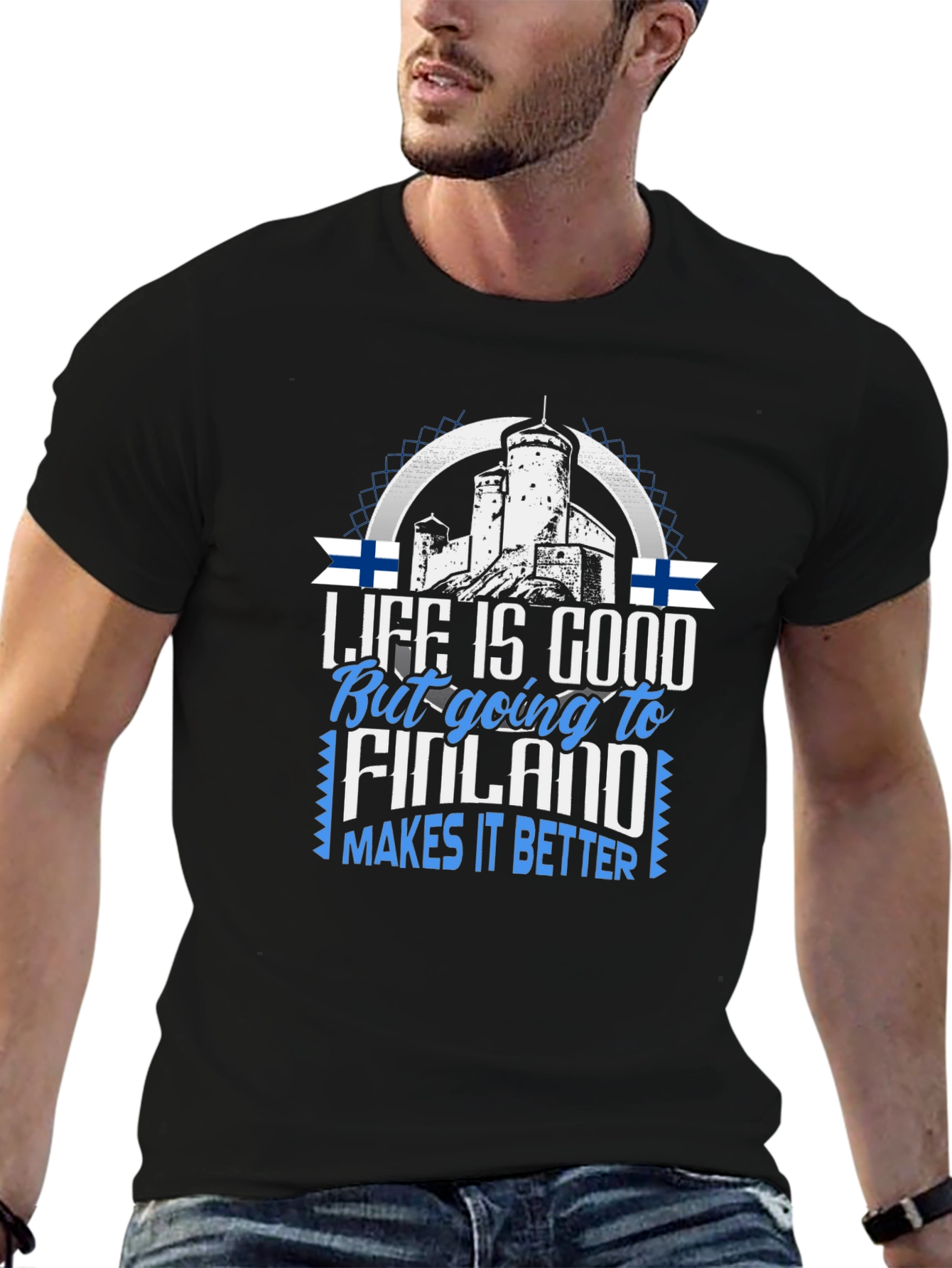 Life is Good Finland Tee
