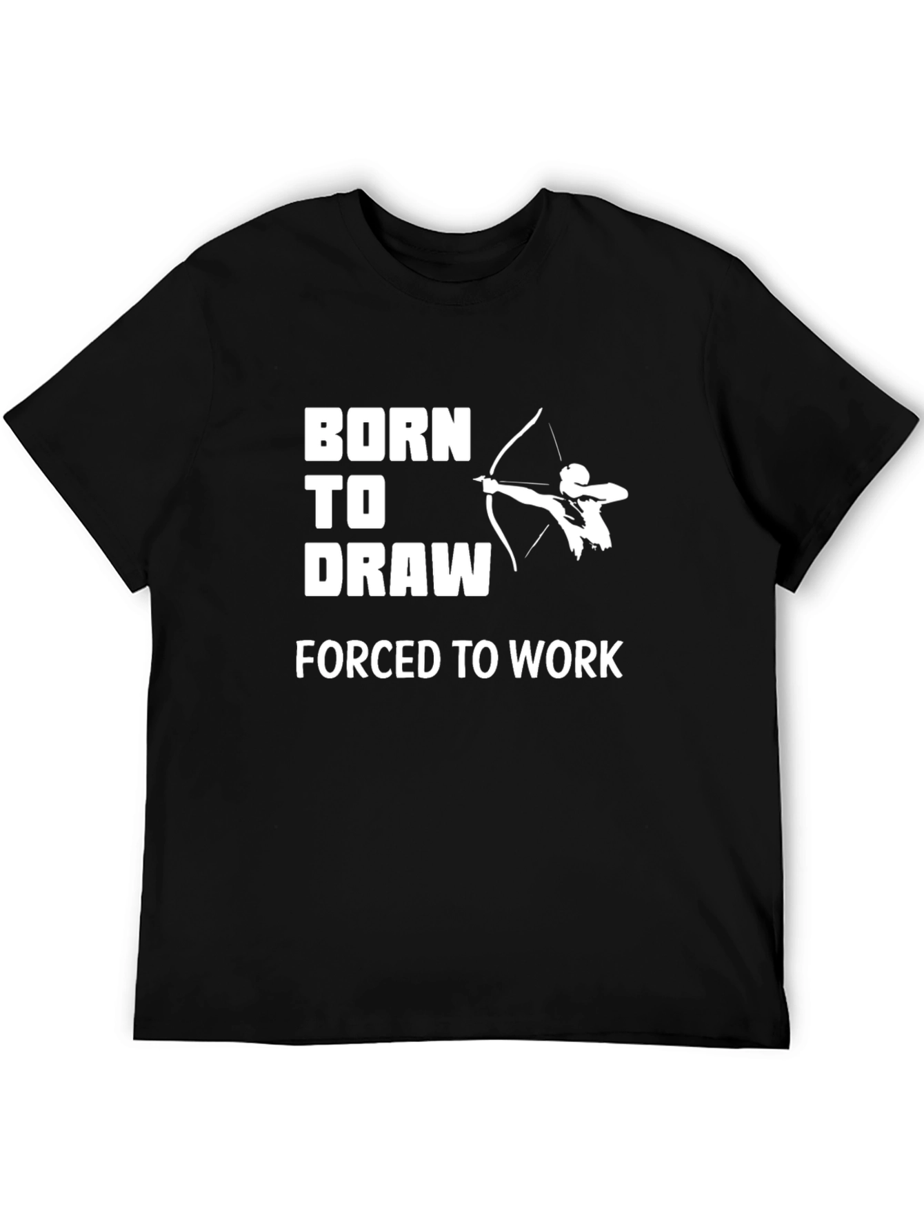 Born to Draw T-Shirt: Archery Graphic Tee