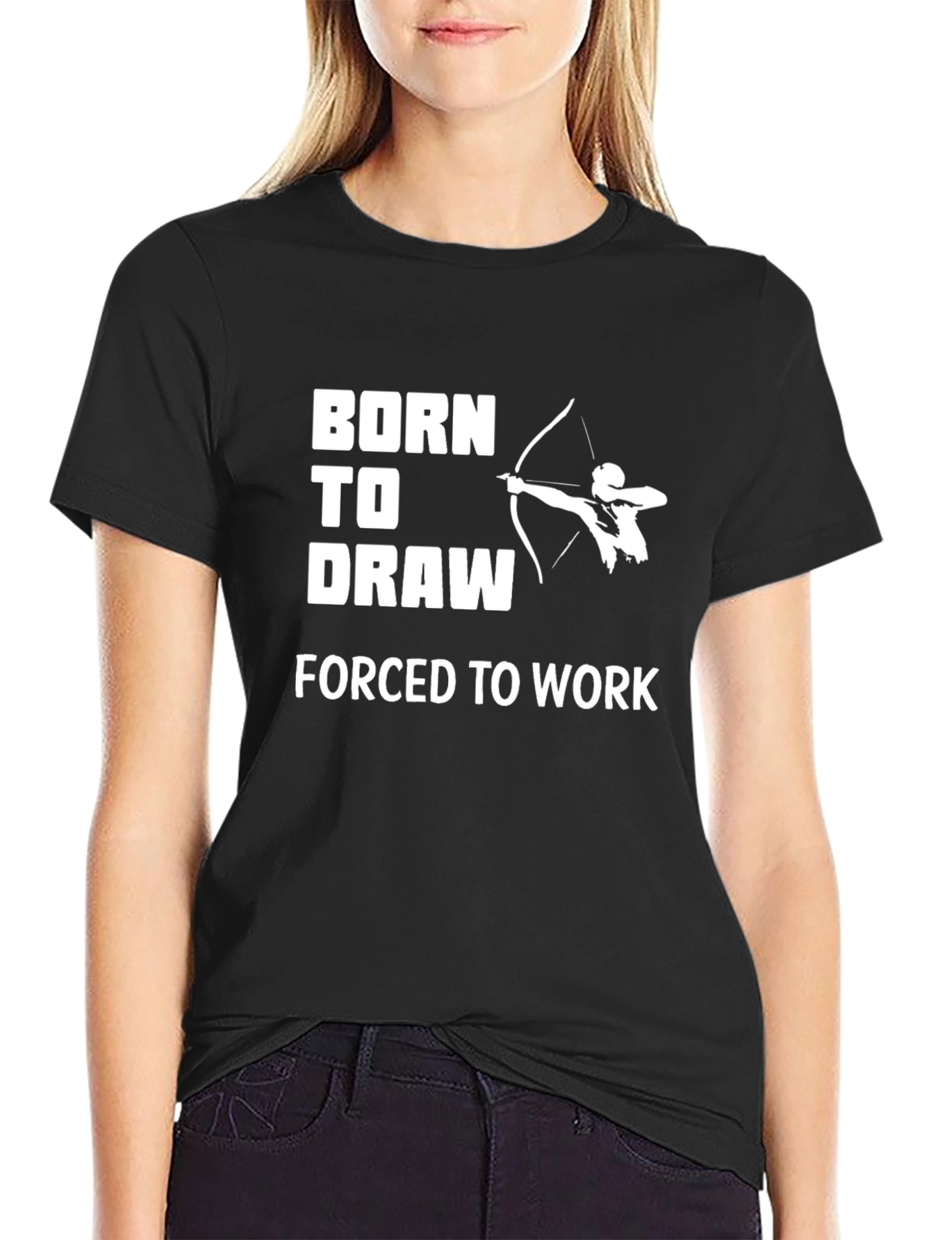 Born to Draw T-Shirt: Archery Graphic Tee