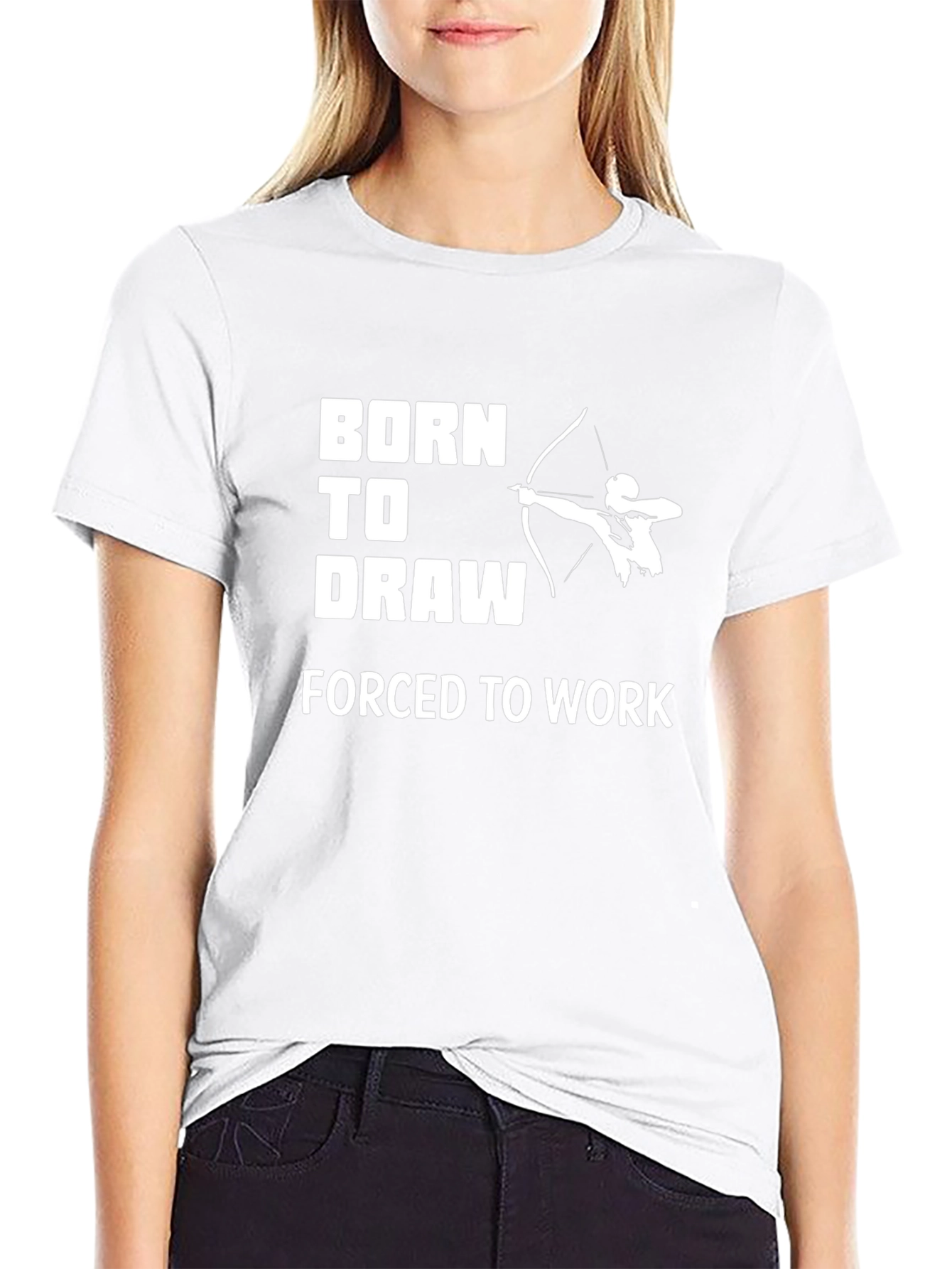 Born to Draw T-Shirt: Archery Graphic Tee