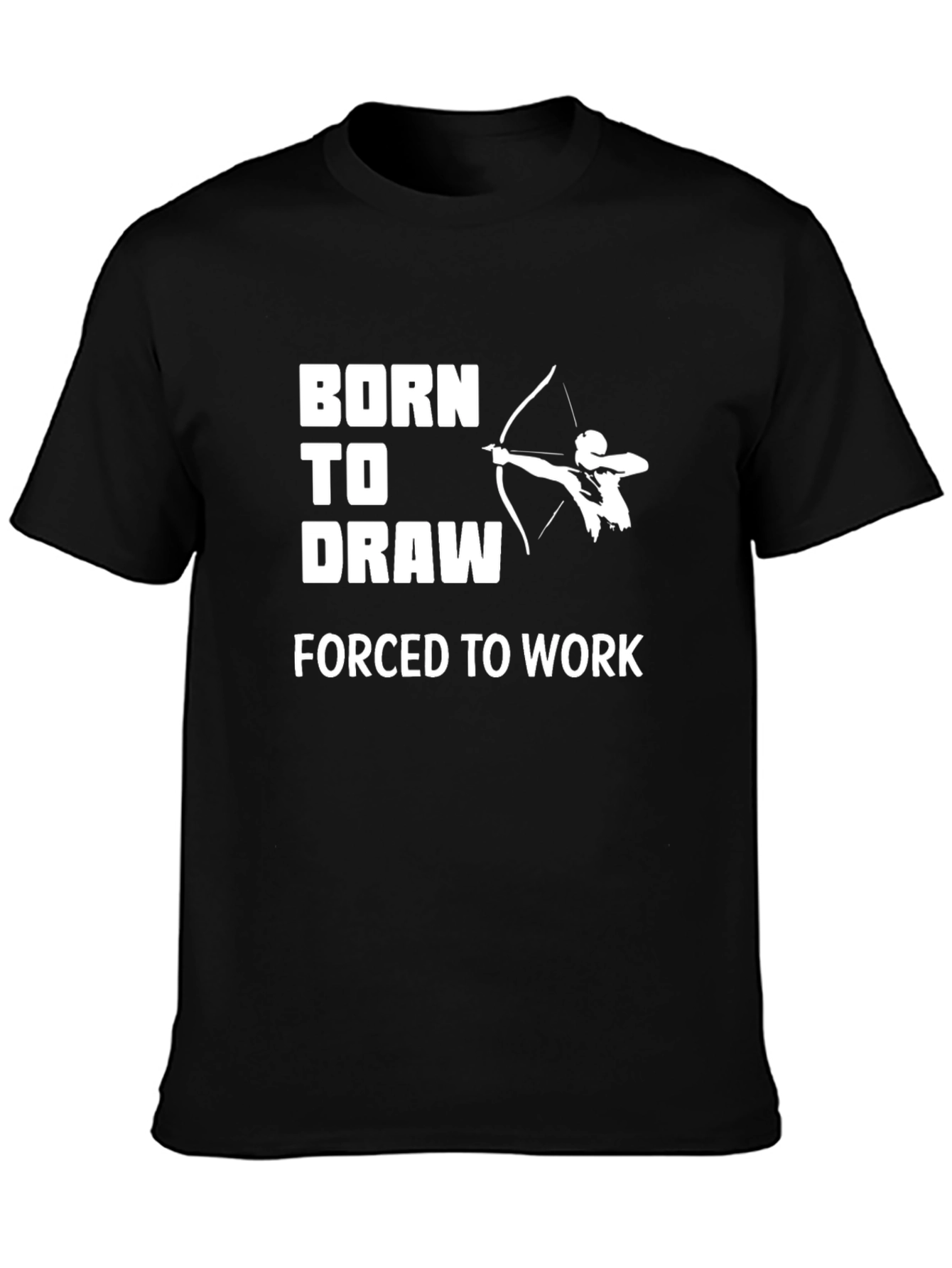 Born to Draw T-Shirt: Archery Graphic Tee
