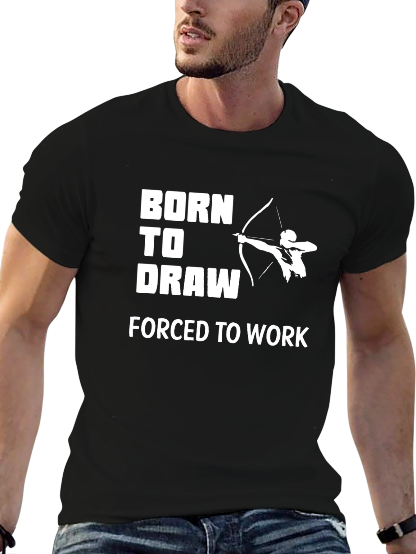 Born to Draw T-Shirt: Archery Graphic Tee