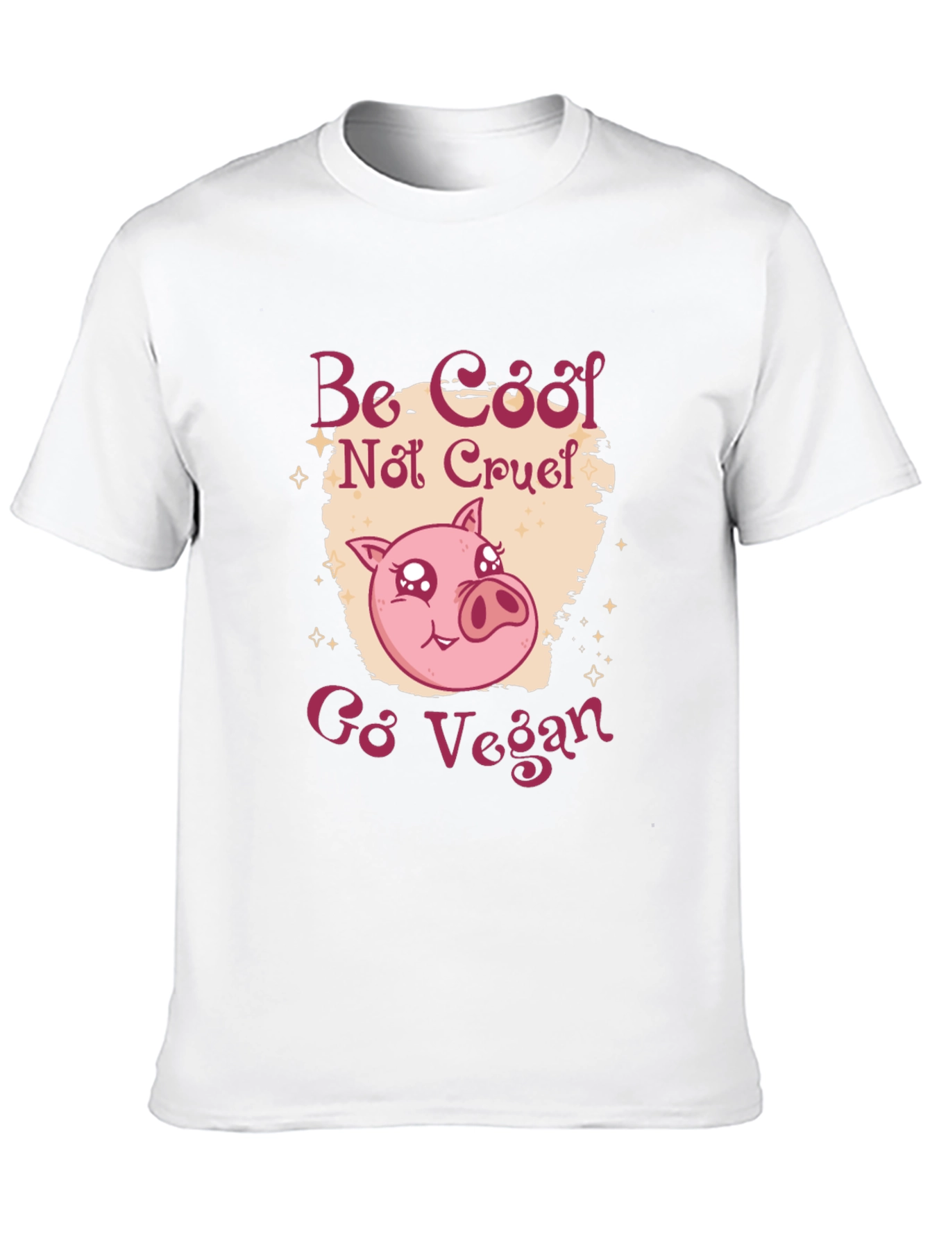 Be Cool Not Cruel Go Vegan T-Shirt