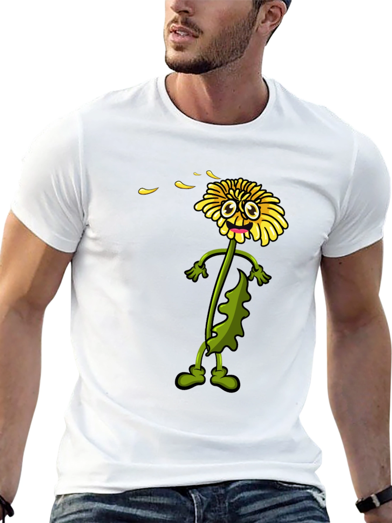 Dandelion Cartoon Graphic Tee