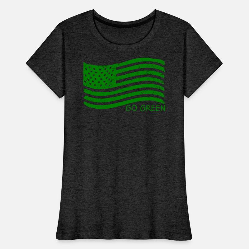 Green USA Flag - Go Green