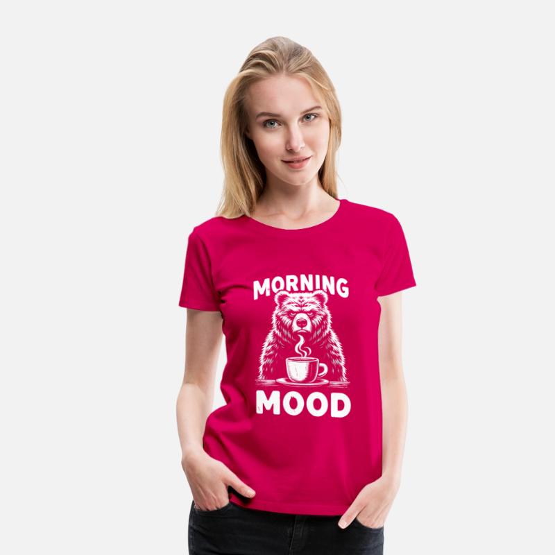 Grumpy Bear with Coffee Morning Mood