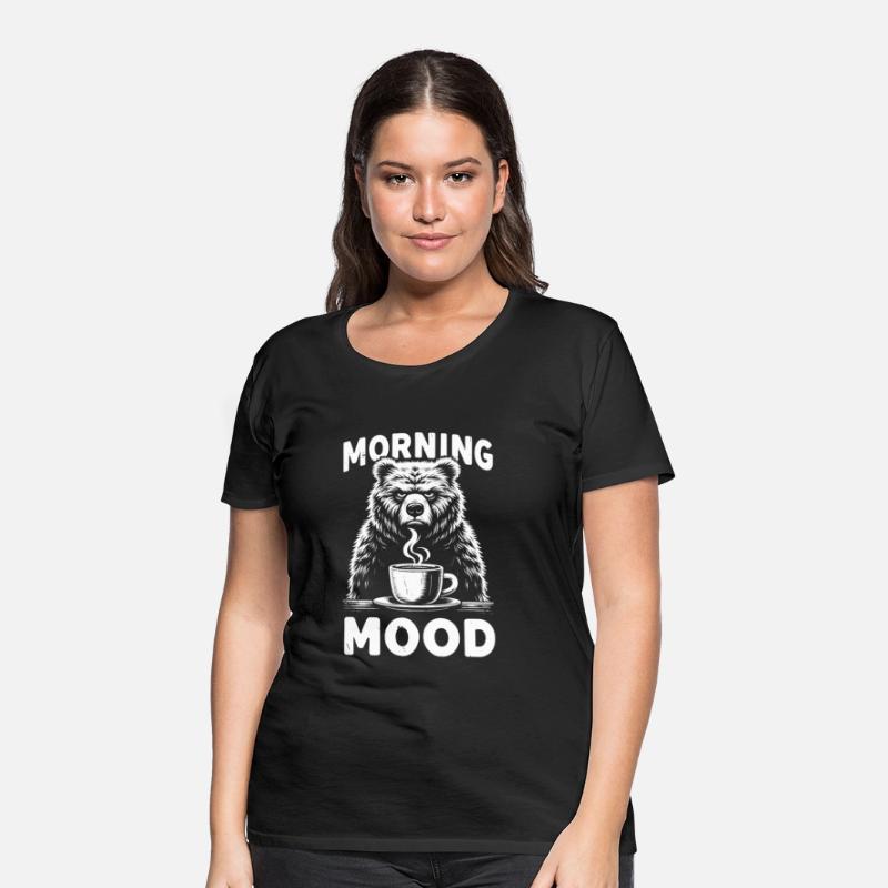 Grumpy Bear with Coffee Morning Mood