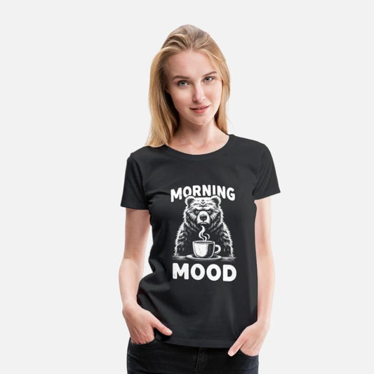 Grumpy Bear with Coffee Morning Mood