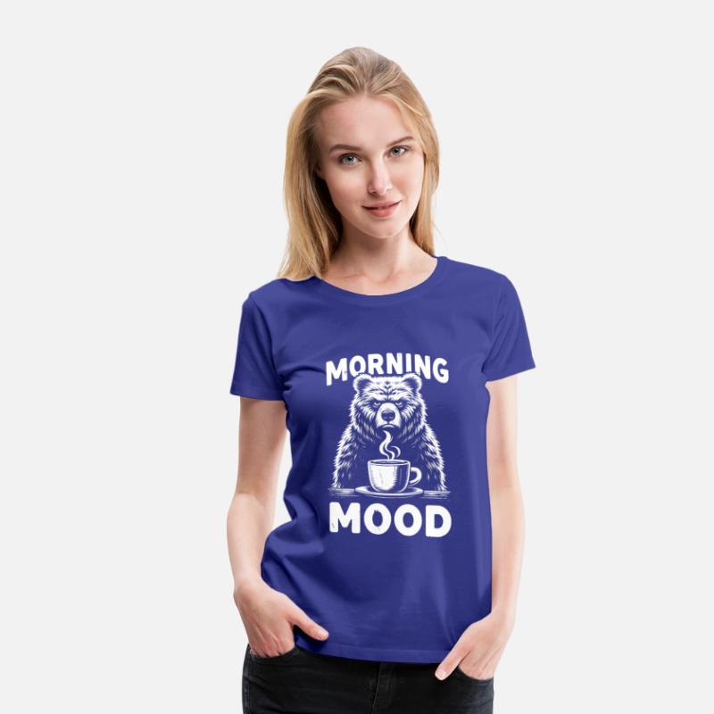 Grumpy Bear with Coffee Morning Mood
