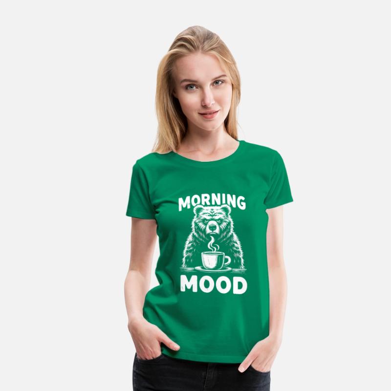 Grumpy Bear with Coffee Morning Mood