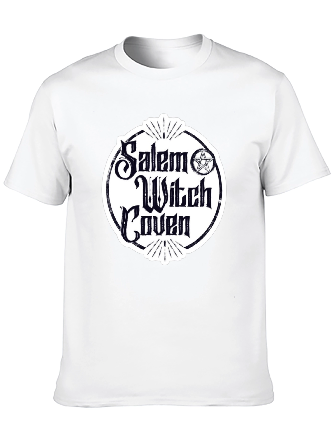 Salem Witch Coven Graphic T-Shirt - Black Cotton Tee