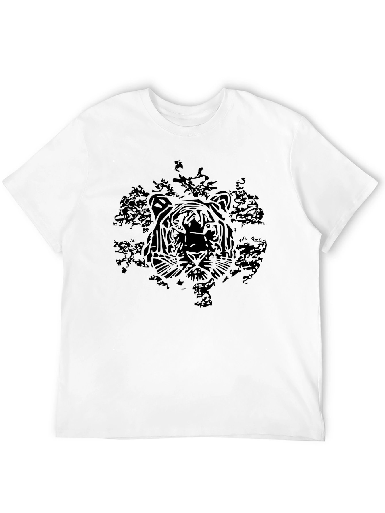 Black Tiger Graphic Tee - Modern Style