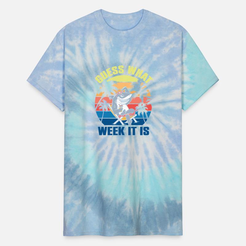 Guess What Week It Is Retro Shark