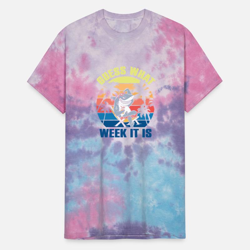 Guess What Week It Is Retro Shark