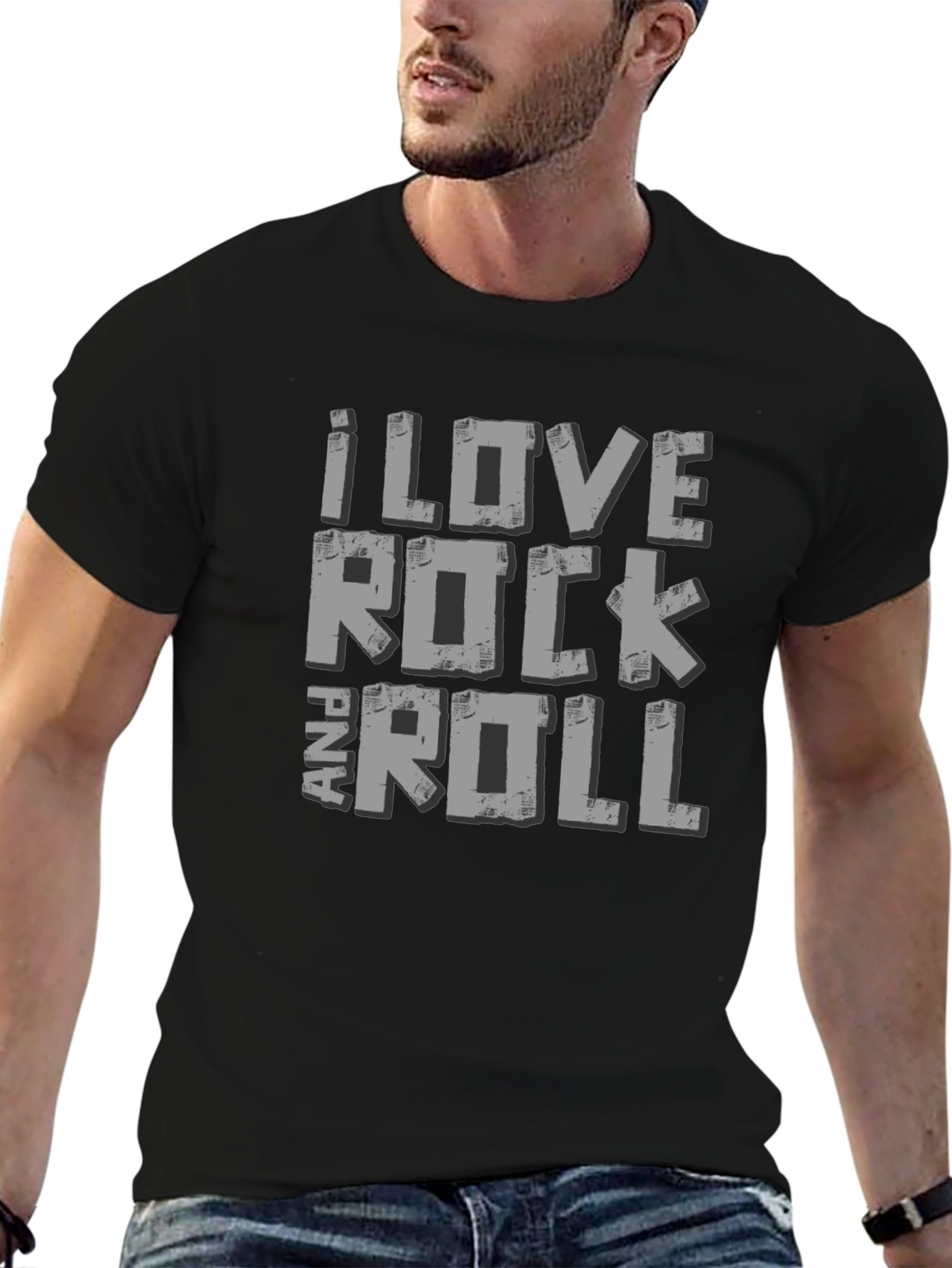 I Love Rock and Roll Graphic T-Shirt