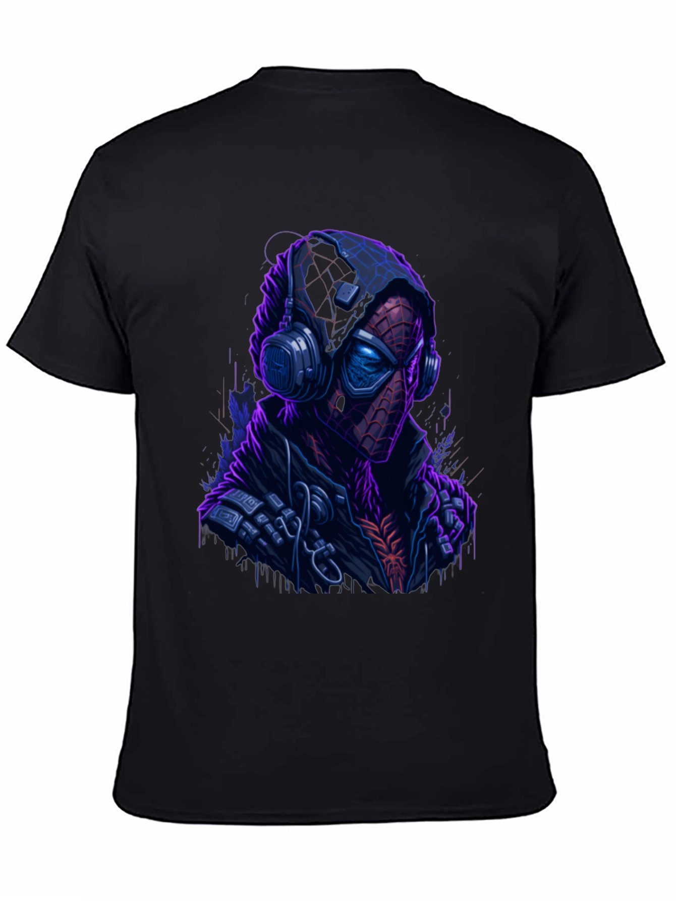 Cyberpunk Spider-Man Graphic T-Shirt