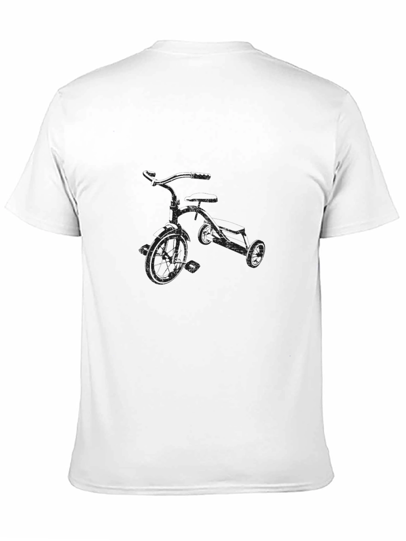 Mens Black Tricycle Graphic Tee - Stylish & Casual