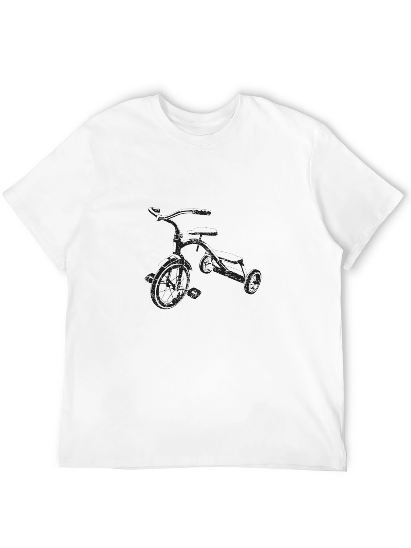 Mens Black Tricycle Graphic Tee - Stylish & Casual