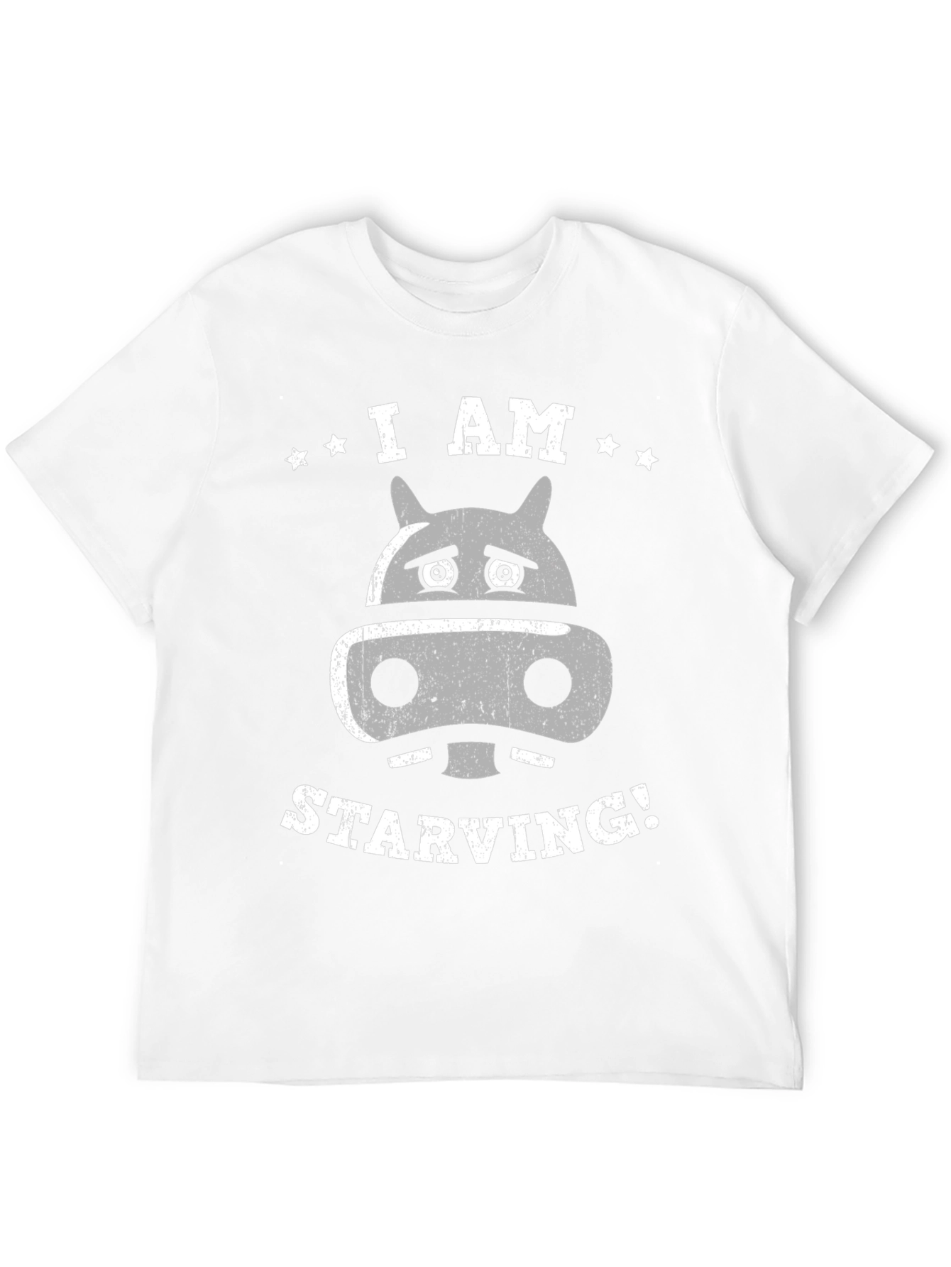 I Am Starving Hippo T-Shirt - Funny Animal Tee