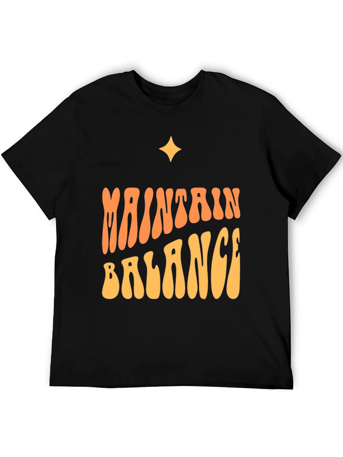 Maintain Balance Graphic Tee - Soft Cotton Blend