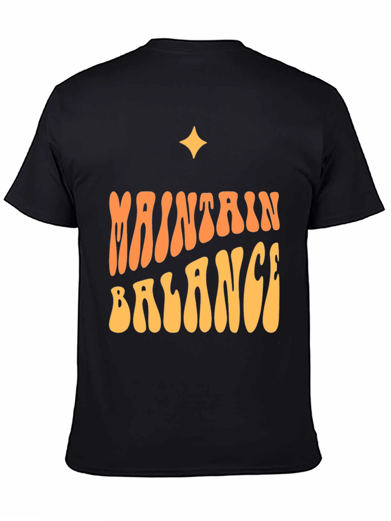 Maintain Balance Graphic Tee - Soft Cotton Blend