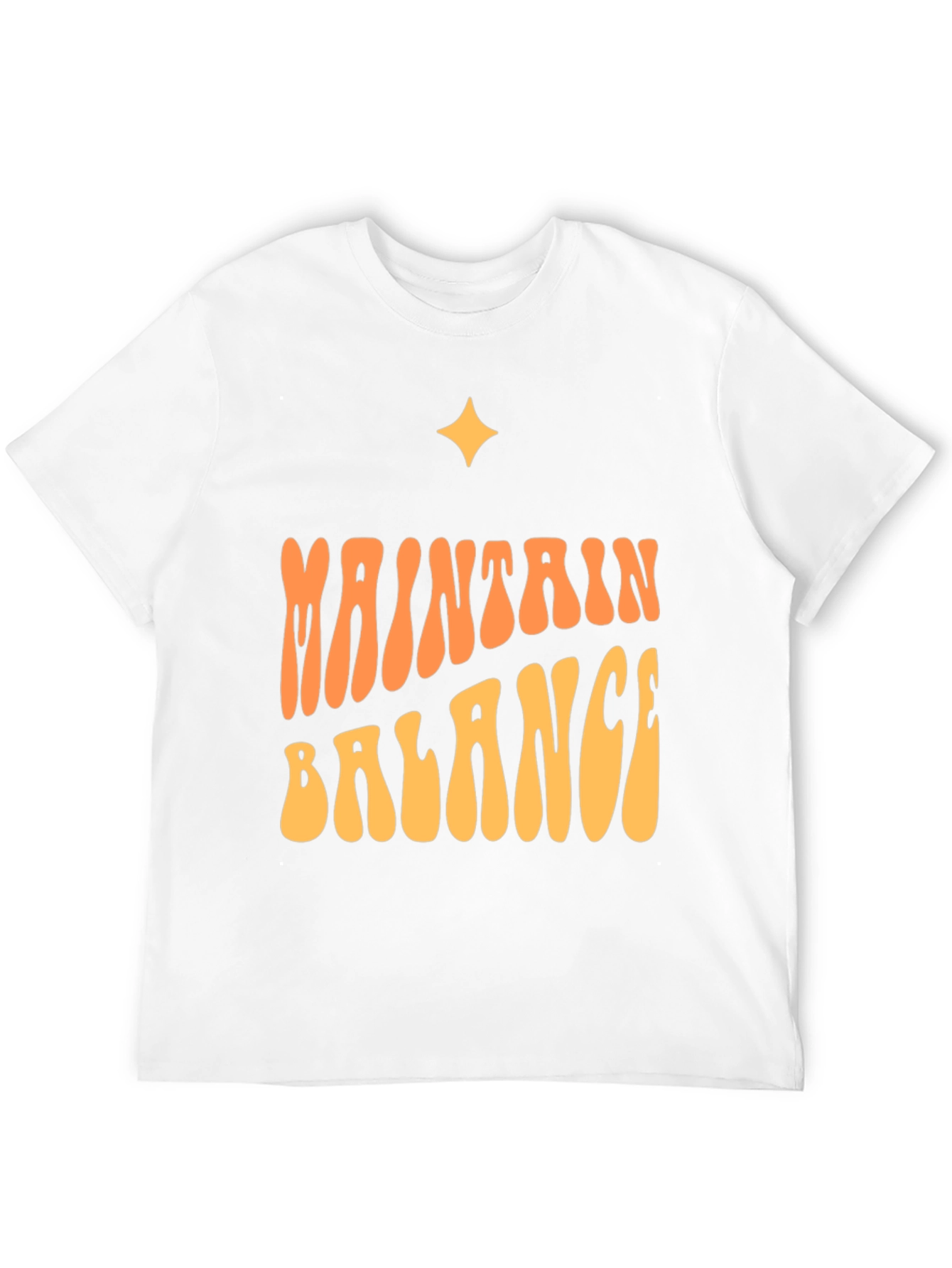 Maintain Balance Graphic Tee - Soft Cotton Blend