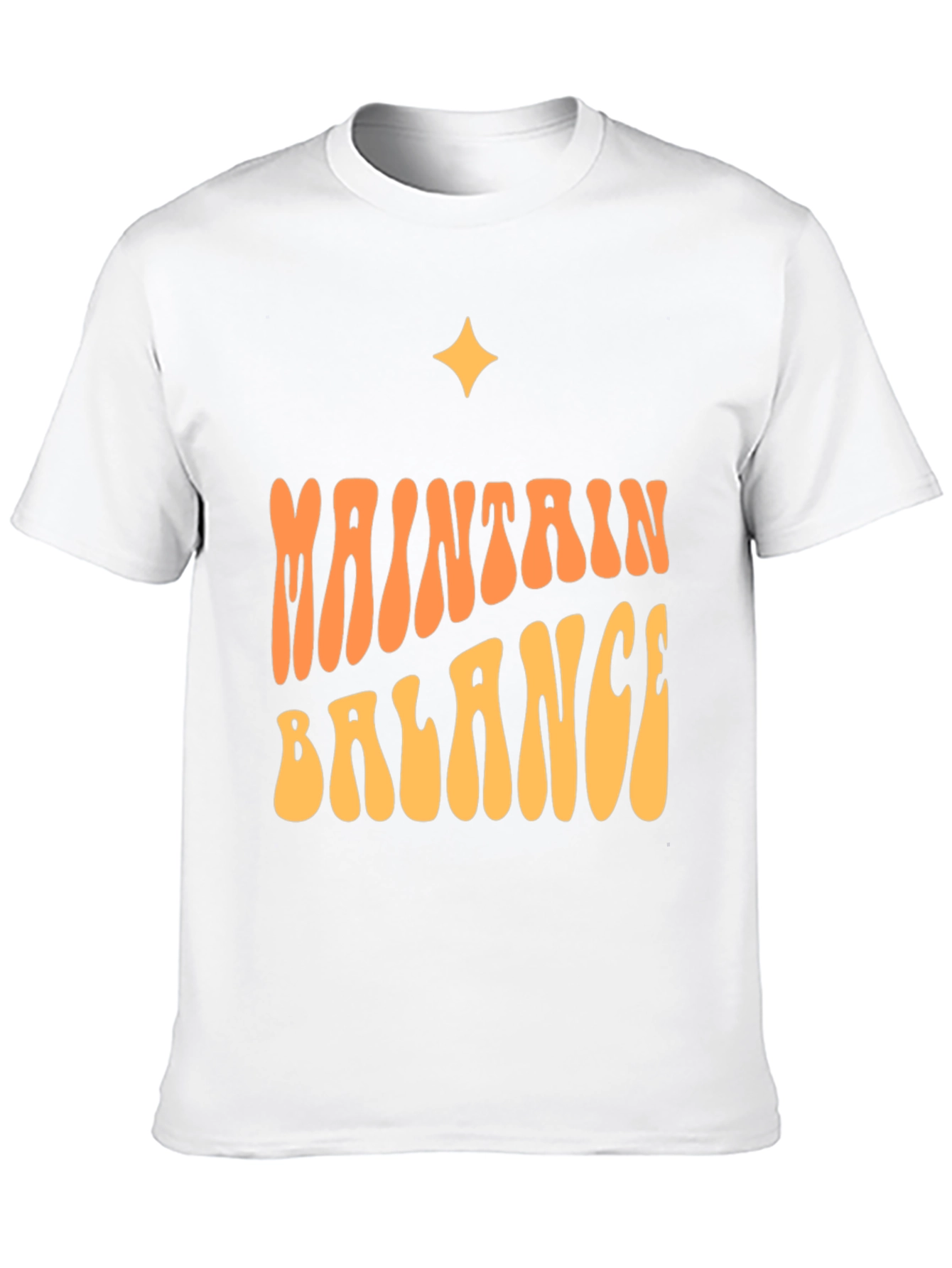Maintain Balance Graphic Tee - Soft Cotton Blend