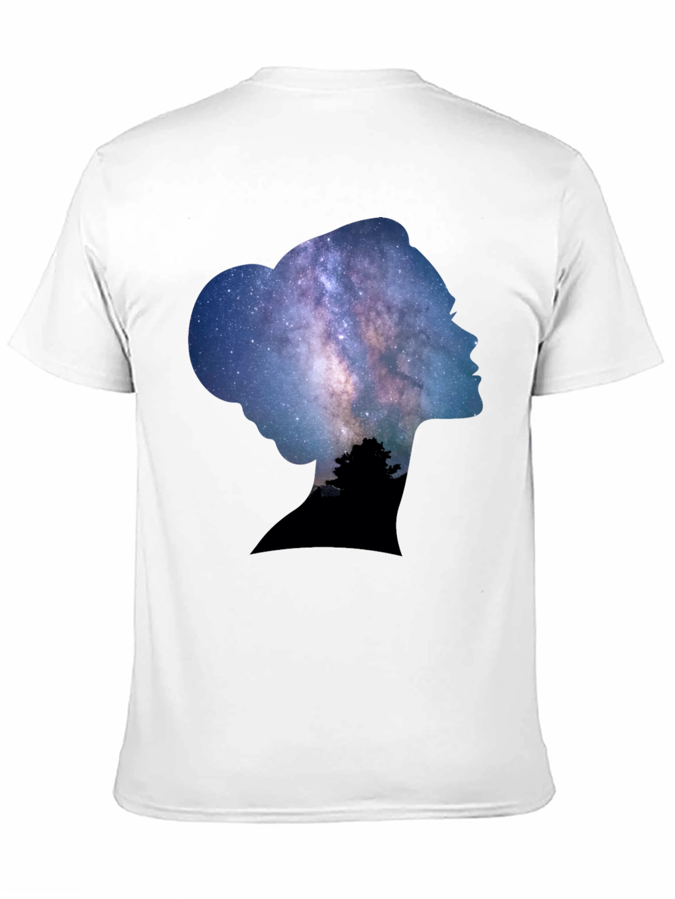 Leia Galaxy T-Shirt - Black