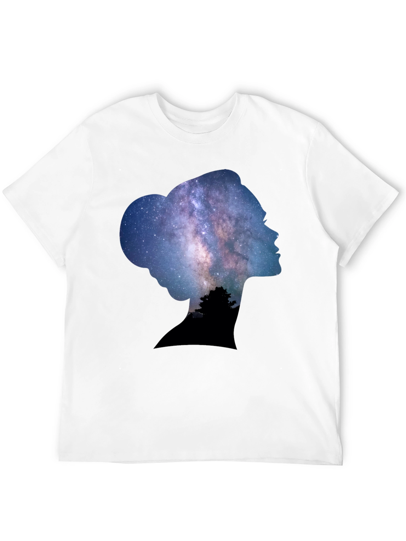 Leia Galaxy T-Shirt - Black