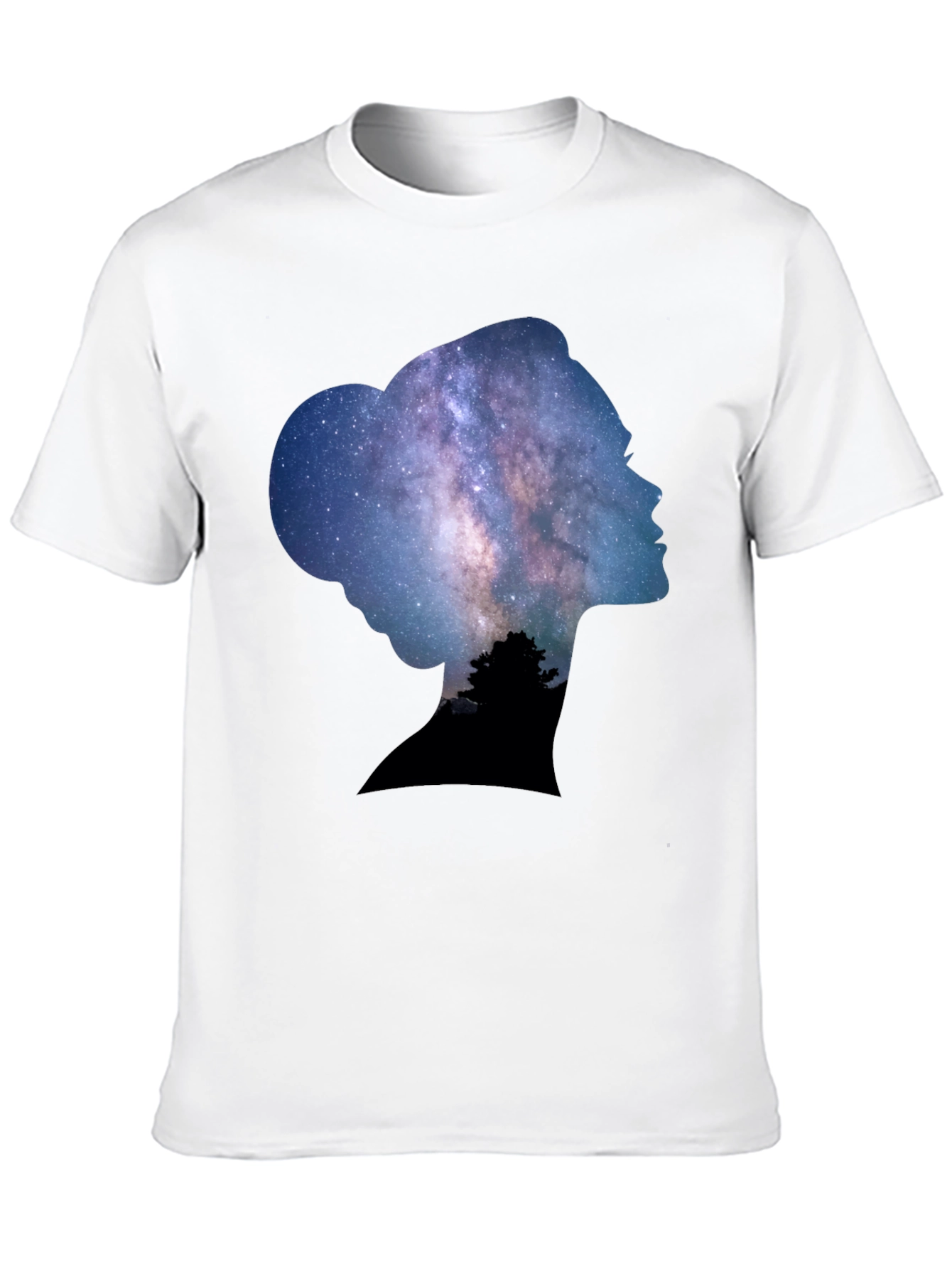 Leia Galaxy T-Shirt - Black