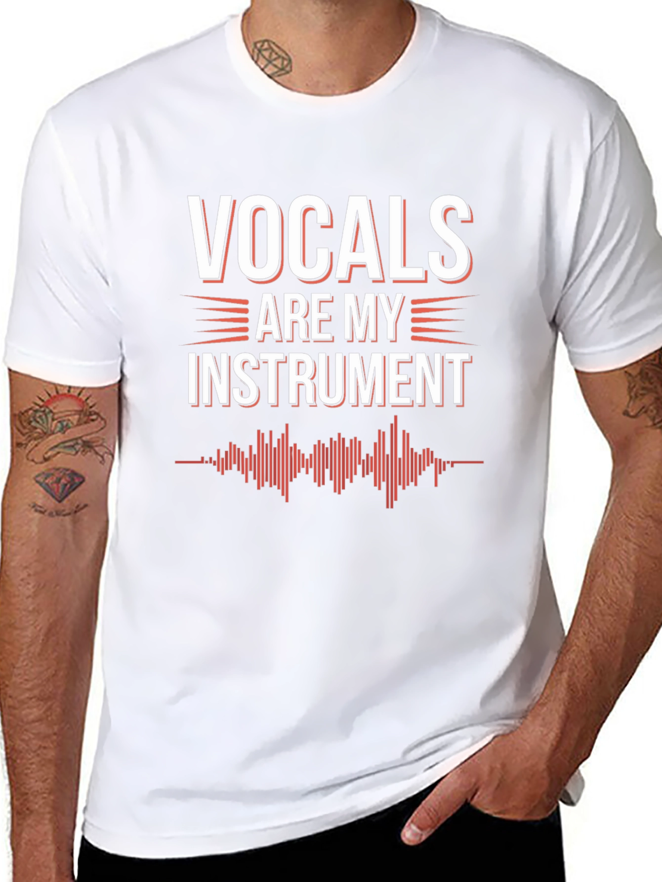 Vocals Are My Instrument Graphic Tee - Musician T-Shirt