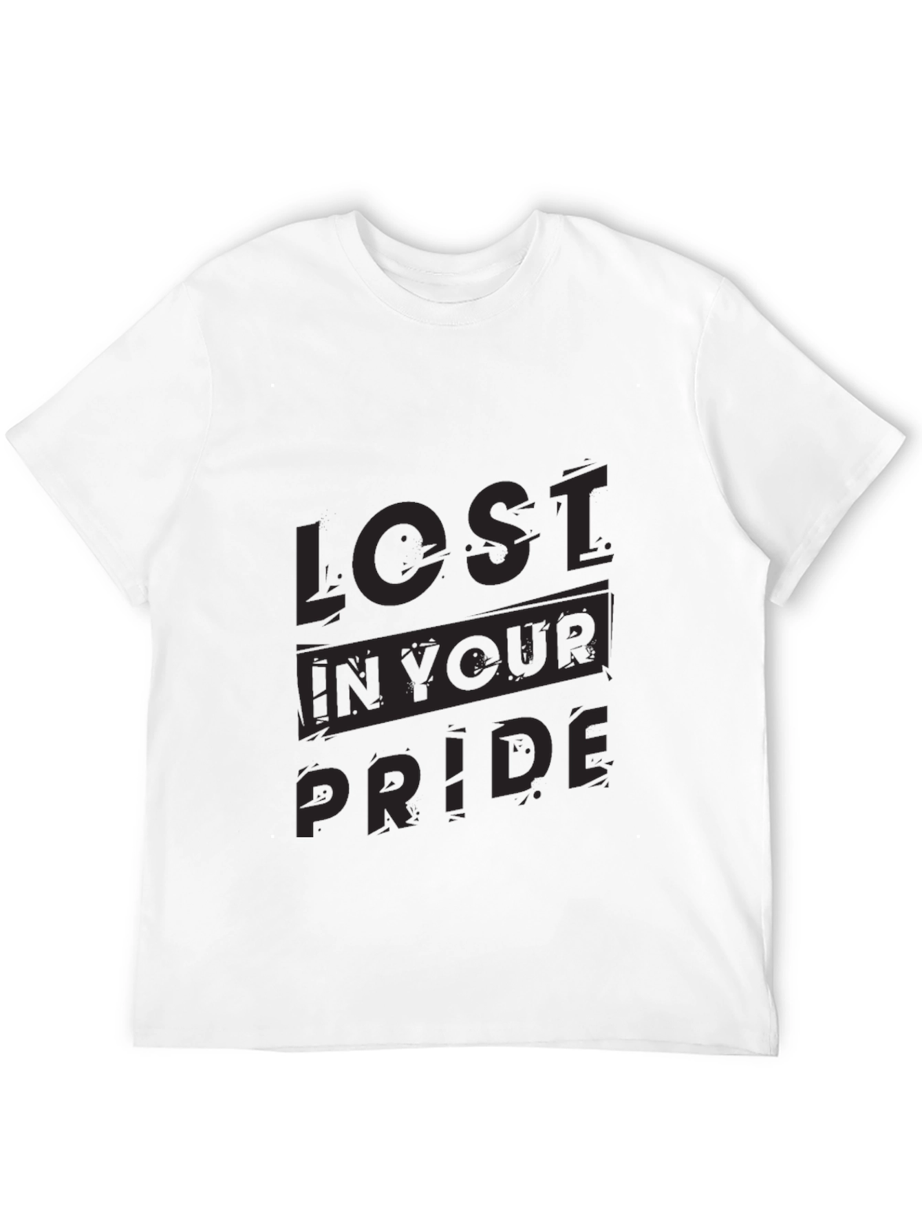 Lost in Your Pride Graphic Tee - Black