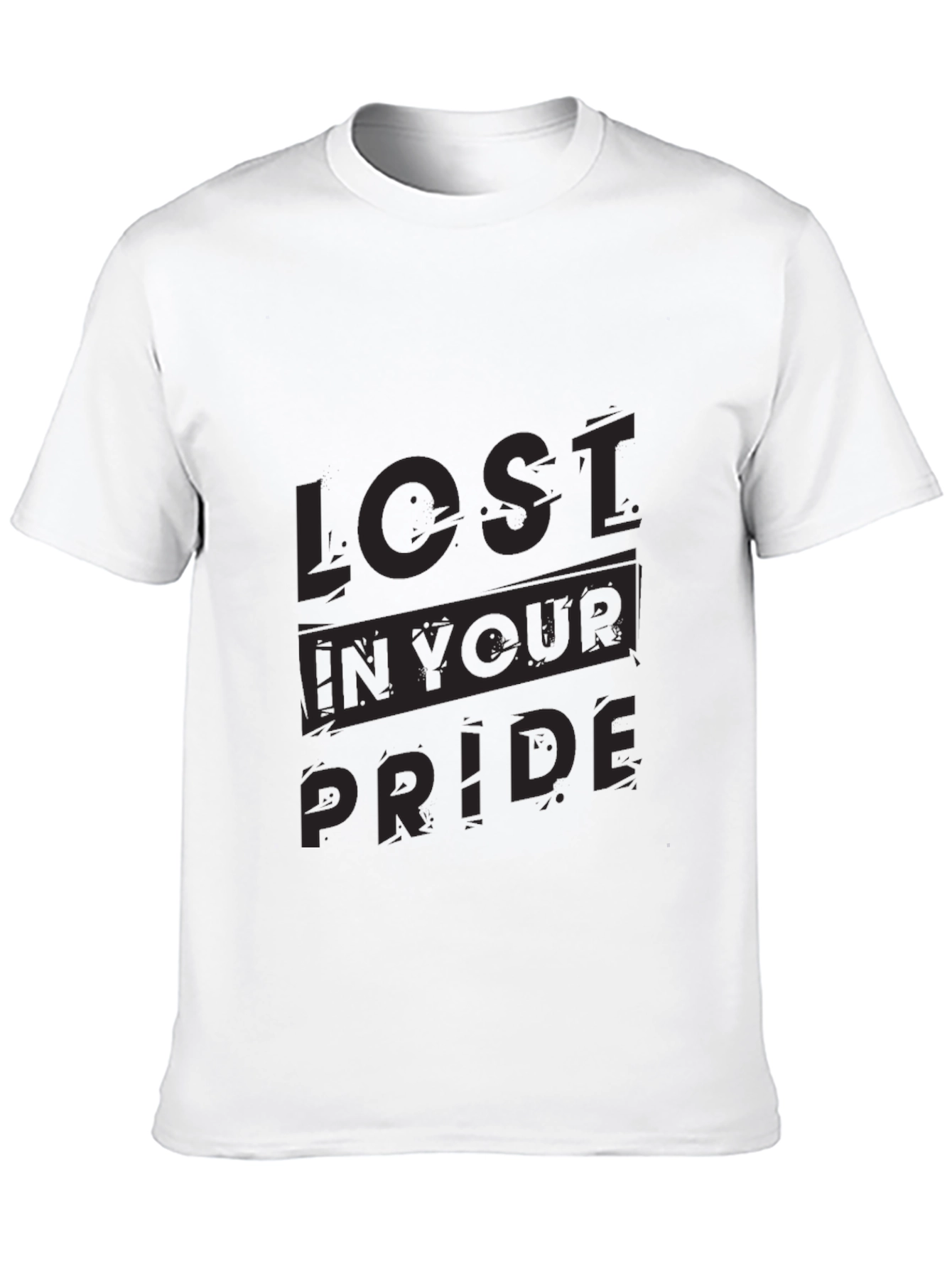 Lost in Your Pride Graphic Tee - Black