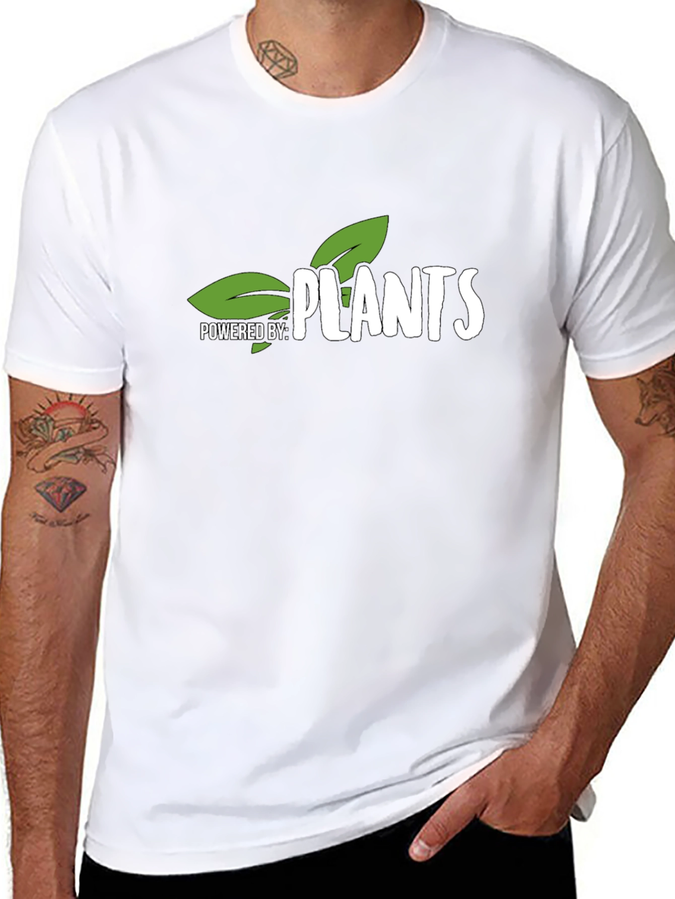 Powered by Plants Graphic Tee - Vegan T-Shirt